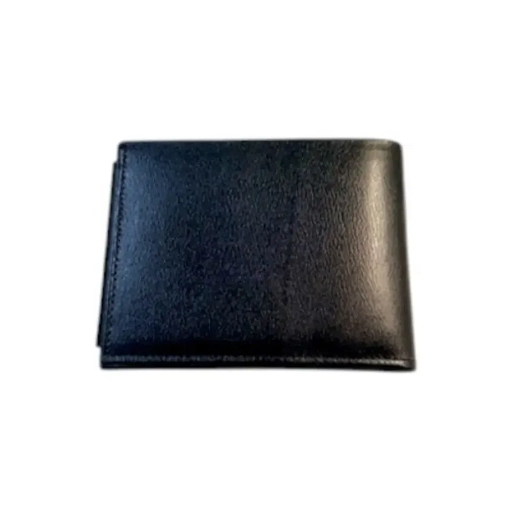 Vintage SWANK Mens Leather Wallet & Keychain Set NIB Classic Gift